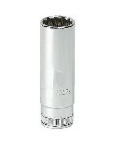 KDT80237 image(2) - GearWrench 1/4 Inch Drive 12 Point Deep Metric Socket 10mm