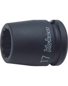 Ko-ken USA 14405M-30 1/2 Sq. Dr. Socket 30mm 12 point Length 42mm