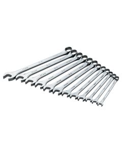 S K Hand Tools WRENCH SET COMBINATION 12 PC METRIC LONG HI POLISH