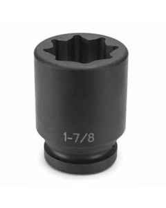 GRE4566SD image(0) - Grey Pneumatic 1" Drive x 2-1/16" Deep - 8 Point Socket