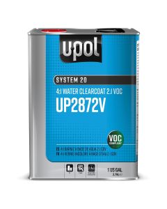 UPO2872V image(0) - U Pol Products SYSTEM 20 UP2872V Water Clearcoat, 1 gal Tin, 4:1 Mixing