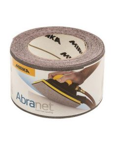 MRK9A570320 image(0) - Mirka Abrasives Abranet 9A570320 9A Series Closed Coated Grip-On Sanding Sheet Roll, 2-3/4 in W x 30 ft L, P320 Grit