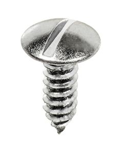 AUVECO PAK LIC PLT SCREW SLTD TRUSS HD, #14 X 3/4, ZNC