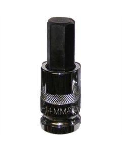 VIMHM-14MM image(1) - VIM Tools 14 mm Hex Bit, Chrome 1/2 Inch Square Drive Bit Holder