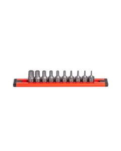 GETDDHAS10S image(0) - Grip Edge Tools 10-PC 1/4 Inch Dr SAE RPT Dual Action Driver set
