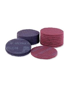 Mirka Abrasives Mirlon 18-241-448 18 Series Non-Woven Scuff Disc, 6 in Dia, 1500 Grit