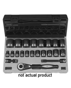 Grey Pneumatic 1/2" Drive x 9/16" Standard Duo-Socket - 12 Point