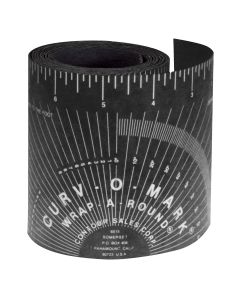 Jackson Safety X-Large Wrap-A-Round Pipe Ruler - Black