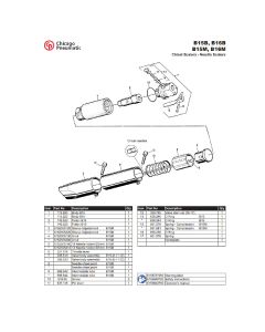 Chicago Pneumatic O Ring B15 for Chisel/Needle Scalers