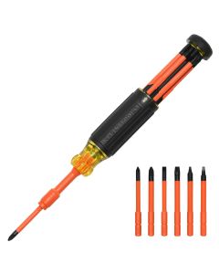 KLE32307 image(0) - Klein Tools 27-in-1 Multi-Bit Tamperproof Screwdriver