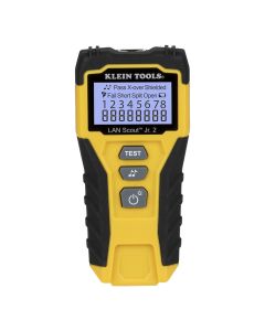 KLEVDV526200 image(0) - Klein Tools Ethernet Cable Tester Kit, LAN Scout® Jr. Cable Tester, RJ45 Remote