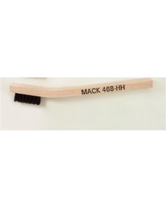 Mack Brushes 468/HH 468 Series Welder Mini Scratch Brush, 7-3/4 in OAL, Horsehair, Wood Handle