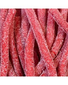 Tender Heifer Snack Co. Sour Strawberry Cream Filled Licorice Tubes Candy - 10 Ounce