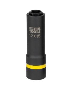 KLE66055 image(0) - Klein Tools 2-in-1 Impact Flip Socket Set, 5-Piece