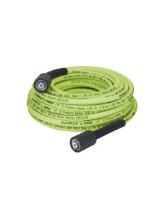 LEGHFZPW3450M image(1) - Legacy Manufacturing Flexzilla Pressure Washer Hose, 1/4" x 50�, 3100 PSI, M22 Fittings, ZillaGreen