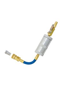 Tracer Products Universal, 2 oz (60 ml), Refillable A/C and Oil Fluid Injector w/ R-1234yf Hose, Coupler and Purge Fitting