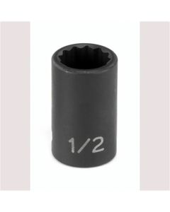 Grey Pneumatic 3/8" Drive x 1/2" 12 Point Standard Socket