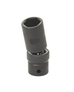 GRE2017UMD image(1) - Grey Pneumatic 1/2" Drive x 17mm Deep Universal Socket 6 Point - Black