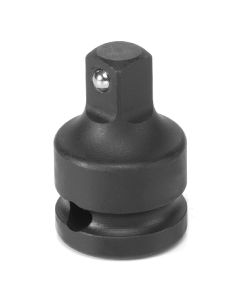 GRE2238A image(1) - Grey Pneumatic 1/2" Female x 3/4" Male Adapter with Friction Ball