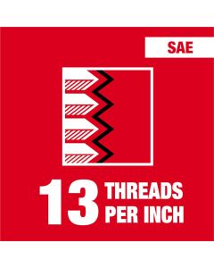 MLW49-57-5360 image(1) - Milwaukee Tool 1/2"-13 NC 1-Inch Hex Threading Die