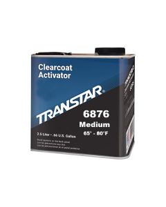 TRP6876 image(0) - Transtar Autobody Products 6876 - 6800 Series Medium Lightning Clear Coat Activator - 2.5 L - Clear - Liquid