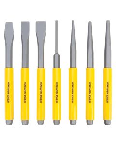 WLMW7510 image(0) - Wilmar Corp. / Performance Tool 7 Piece Punch and Chisel Set