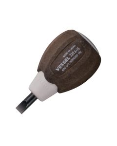 Vessel Tools Wood-Compo Stuby Screwdriver Slotted 6x25