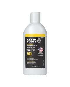KLESPF50LOT8 image(0) - Klein Tools Sunscreen Lotion, Broad Spectrum SPF 50, 8 FL oz, 12-Pack