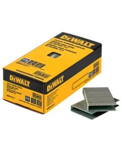 DEWALT 15.5 Gauge, 1/2" Crown, 1-1/2" Hardwood Flooring Staples - 7.7M Qty