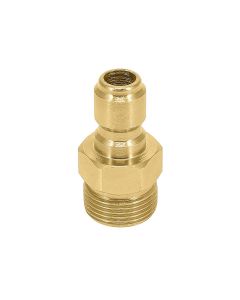 Flexzilla Quick-Connect Plug, 3/8" Body x M22 Male, Steel