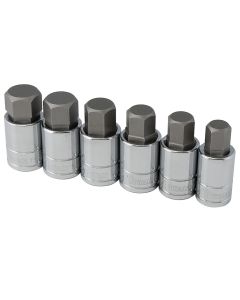 TIT16156 image(2) - TITAN 6-PC 1/2" DR SAE LARGE HEX BIT