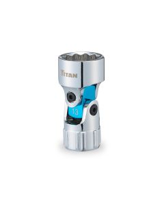 TIT66853 image(0) - Titan 1/4 in. Drive Auto-Flex&trade; 13mm Socket