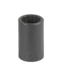 GRE1116M image(0) - Grey Pneumatic 3/8" Drive x 16mm 12 Point Standard Socket