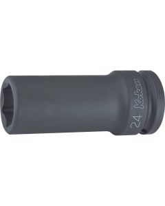 KKN16301A-1-1-2 image(0) - Ko-ken USA 16301A-1.1/2 3/4 Sq. Dr. Socket 1.1/2 6 point Length 100mm Thin walled