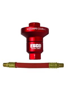 ESCO Air Pressure Reducer With 6" Whip-Hose For Air/Hydraulic Equipment