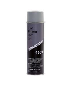 TRP4603 image(0) - Transtar Autobody Products 4603 2-in-1 Primer Aerosol Can - 16 oz Net Weight - Gray