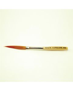 MAB75-00 image(0) - Mack Brushes 75-00 75 Series Synthetic Striper Brush, #00 Brush, Wood Handle