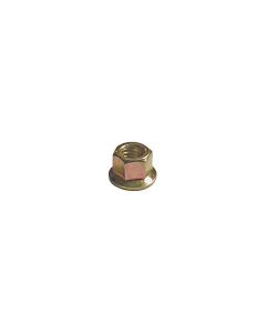 AVC16883 image(0) - AUVECO 16883 Type B Free Spinning Washer Nut, M5 x 0.8 mm Screw x 7 mm H, Zinc/Yellow