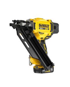 DWTDCN930P1 image(0) - DEWALT 20V MAX* XR Brushless Cordless 30&deg; Paper Tape Framing Nailer Kit