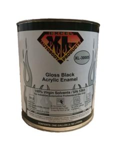XLB30005 image(0) - Excel Auto Body Products BLACK ACRYLIC ENAMEL GA.
