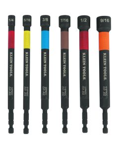 KLE32931M image(0) - Klein Tools 2-in-1 Impact Rated Flip Socket Set, Metric