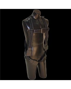 SRW800051 image(0) - FALL SAFE Safety Harness - A-SERIES NOMEX / KEVLAR WEB - Nomex / Kevlar Vest-Style Coated Hardware - Back, Pass Through, Pass Through - Size: Medium / Large