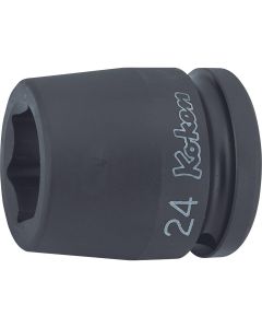 KKN16400A-2-1-16 image(0) - Ko-ken USA 16400A-2.1/16 3/4 Sq. Dr. Socket 2.1/16 6 point Length 62mm