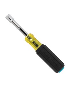 KLE65408M image(0) - Klein Tools Metric Color-Coded Nut Driver, Heavy-Duty Hollow-Shaft, 8mm