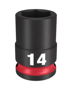 Milwaukee Tool SHOCKWAVE Impact Duty  3/8"Drive 14MM Standard 6 Point Socket
