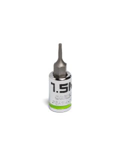 GETGEASMH15RPT image(0) - Grip Edge Tools 1.5mm 1/4" Dr Short RPT Hex Bit Socket