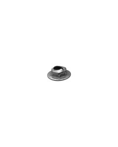 AUVECO AP3405 Hex Washer Thread Cutting Nut, 1/4 in Stud x 7/16 in Across Flats, Zinc