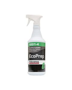 URE1001-4 image(0) - Urethane Supply Co. Polyvance EcoPrep 1001-4 Plastic Cleaner, 32 fl-oz Bottle, Clear, Liquid