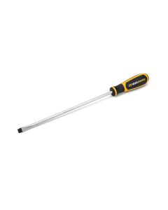 KDT80020H image(0) - GearWrench 3/8 Inch x 12 Inch Slotted Dual Material Screwdriver