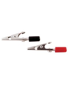 JTT215F image(2) - The Best Connection 2" 10A ALLIGATOR CLIPS W/PVC HANDLES R/B 5SETS